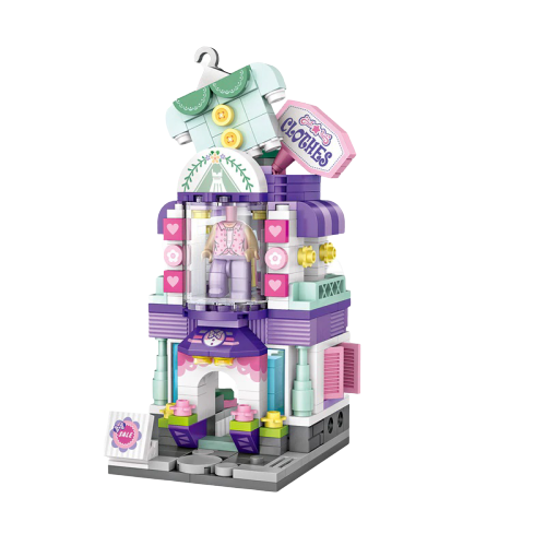 LOZ 1648 Clothing Store 377 PCS