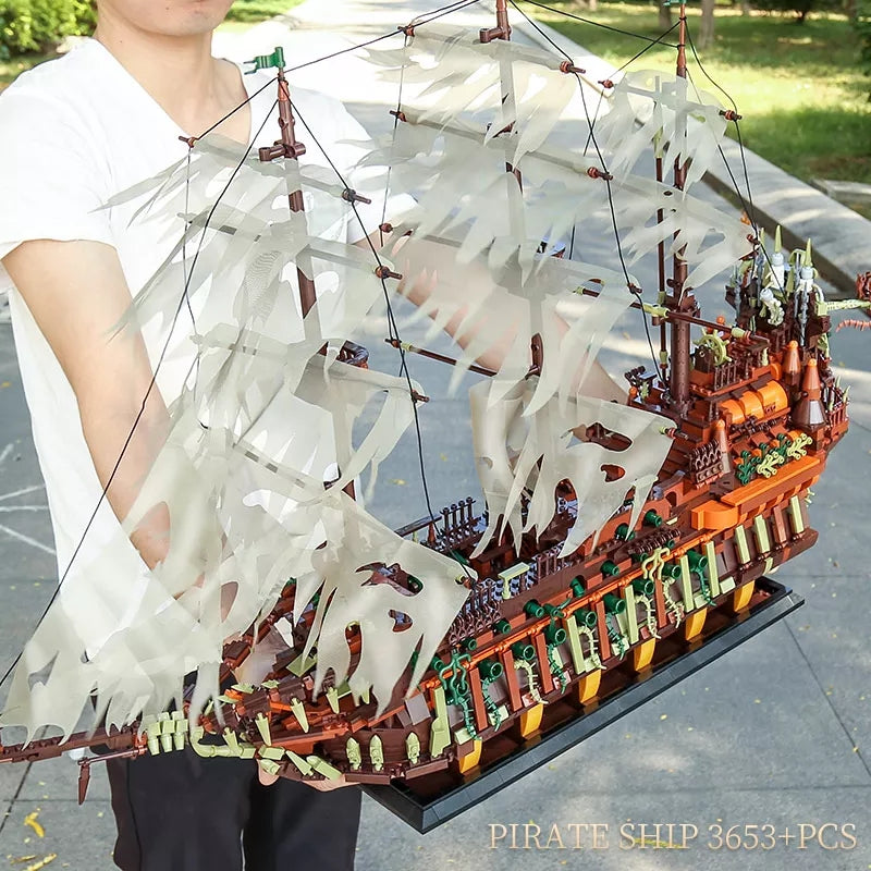 Mould King 13138 The Flying Dutchman Sailing Ship 3653 PCS