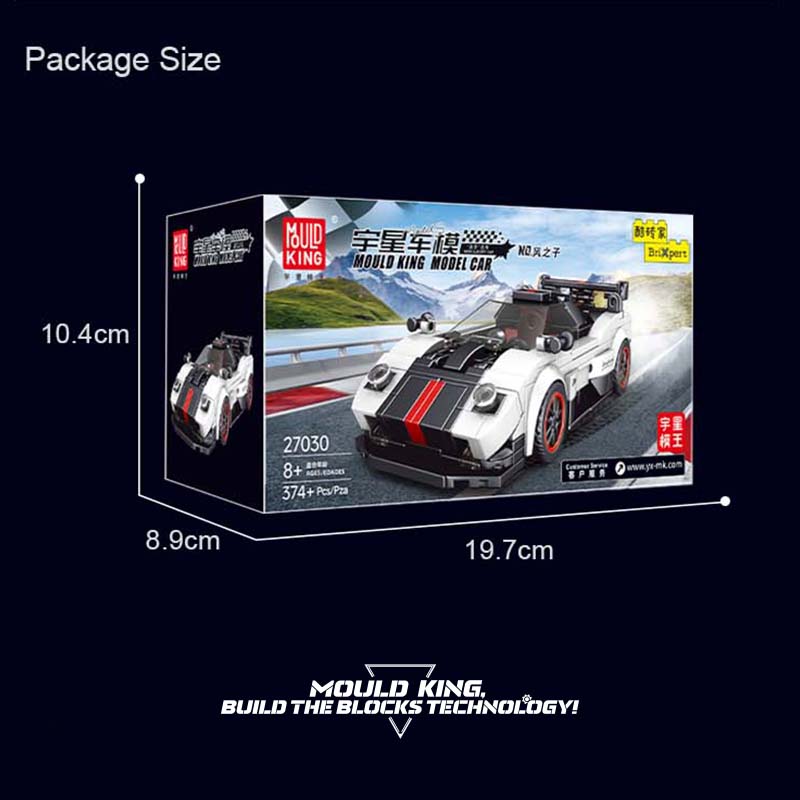 Mould King 27030 Zoda Sport 374 PCS