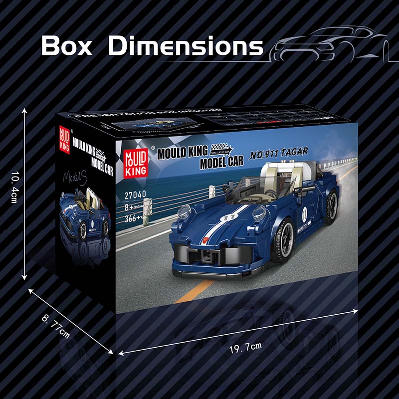 Mould King 27040 No. 911 Targa 366 PCS