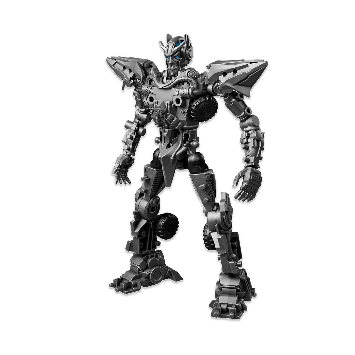 Transformers Classic Class Sentinel Prime action figure from Dark of the Moon by Blokees, detailed robot with blue and gray accents.