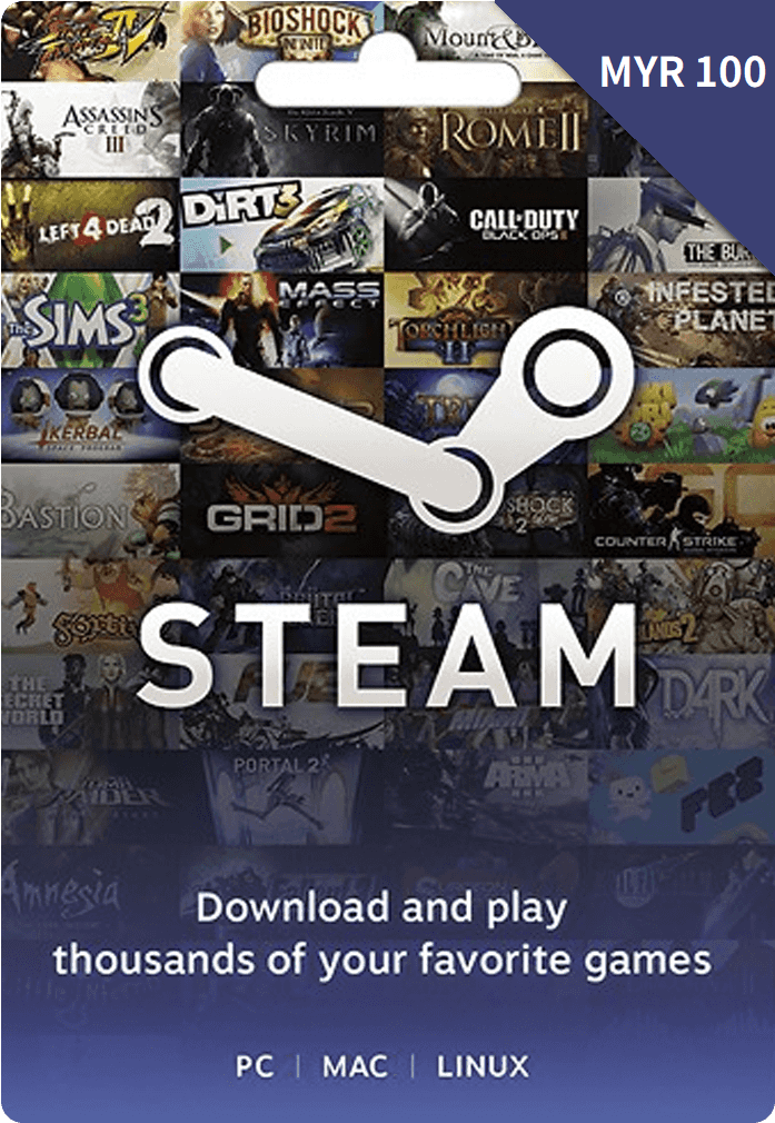 Steam Wallet Malaysia (MYR)