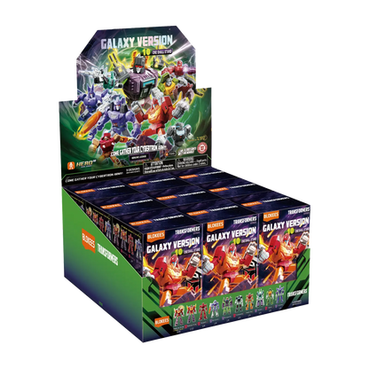 Blokees Transformers Galaxy Version 10 One Shall Stand action figure with detailed robot design and vibrant colors.