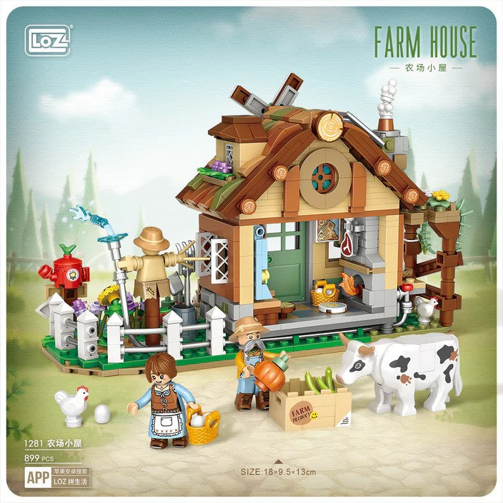 LOZ 1281 Farm House 899 PCS