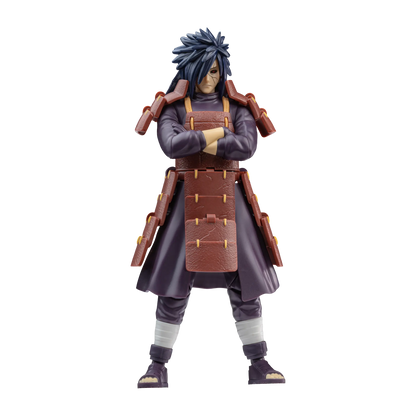 Blokees Naruto Champion Class 05 Madara Uchiha Reanimation action figure with detailed armor and expressive face.