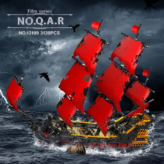 Mould King 13109 Queen Pirate Ship 3139 PCS