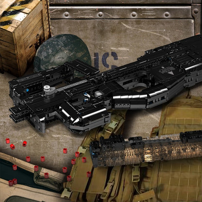 Mould King 14018 P90 Submachine Gun with Motor 1589 pcs