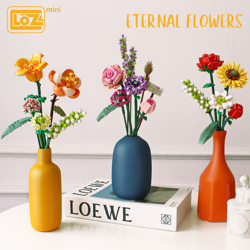 LOZ 1657-1659 Eternal Flowers and Vases