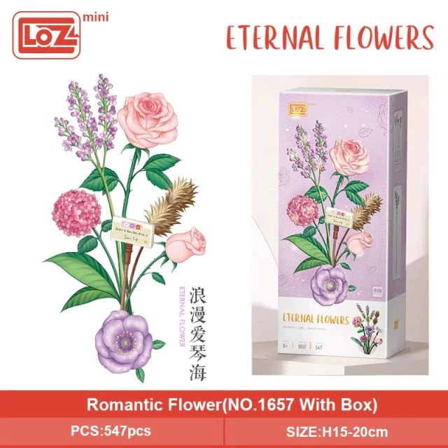 LOZ 1657-1659 Eternal Flowers and Vases