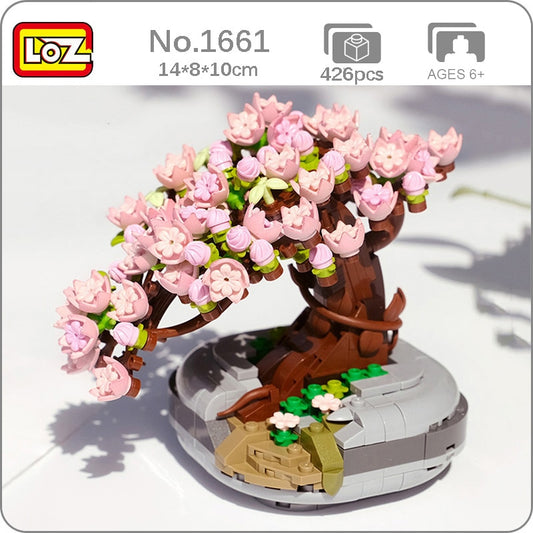 LOZ 1661 Sakura Tree 426 PCS