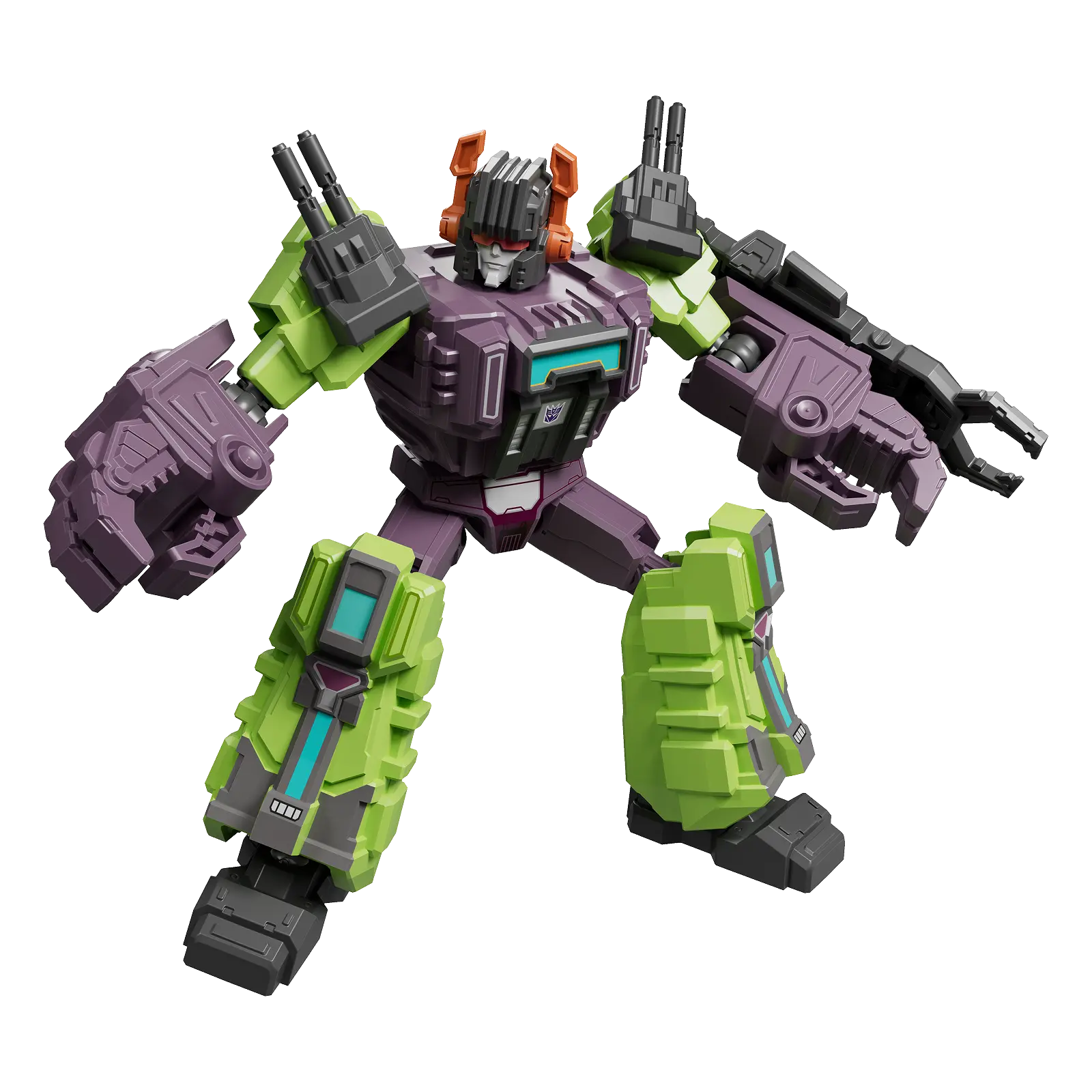 Blokees Transformers Galaxy Version 10 One Shall Stand action figure in robot mode with detailed design and vibrant colors.