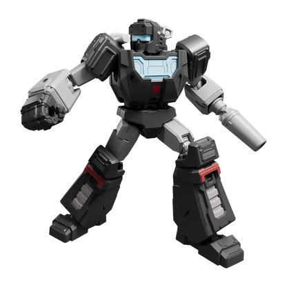 Blokees Transformers Galaxy Version 10 One Shall Stand figure, detailed robot toy with vibrant colors and intricate design.