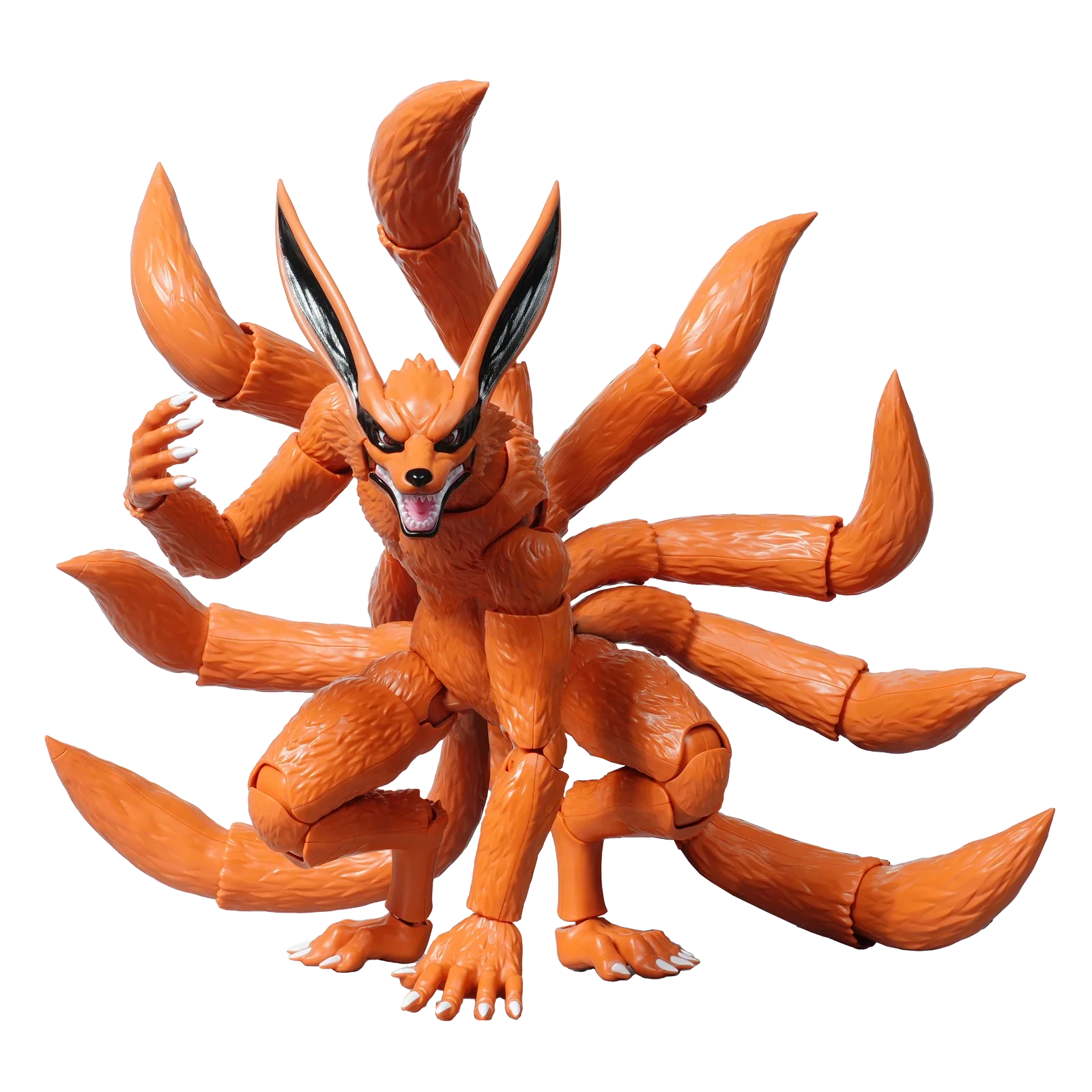Blokees Naruto Action Edition 01 figure featuring Kurama with detailed sculpt and vibrant colors, showcasing dynamic pose and intricate design.