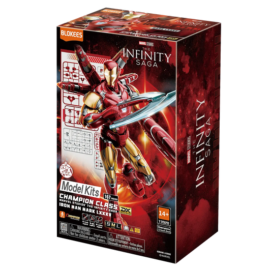 Marvel Infinity Saga Champion Class 01 Iron Man MK85 Model Kits | Blokees