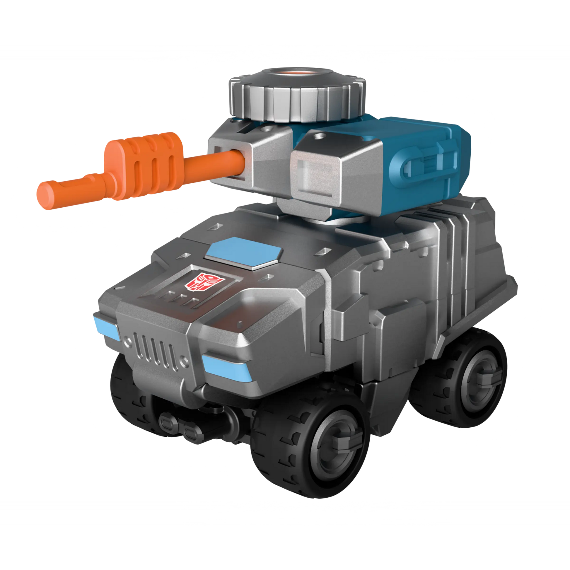 Blokees Transformers C02 Wreck'N Rule Wheel showcasing detailed design and vibrant colors for Transformers-themed collectibles.