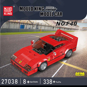 Mould King 27038 Rosso Corsa F40 338 PCS