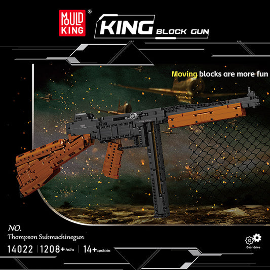 Mould King 14022 Thompson Submachinegun 1208 PCS