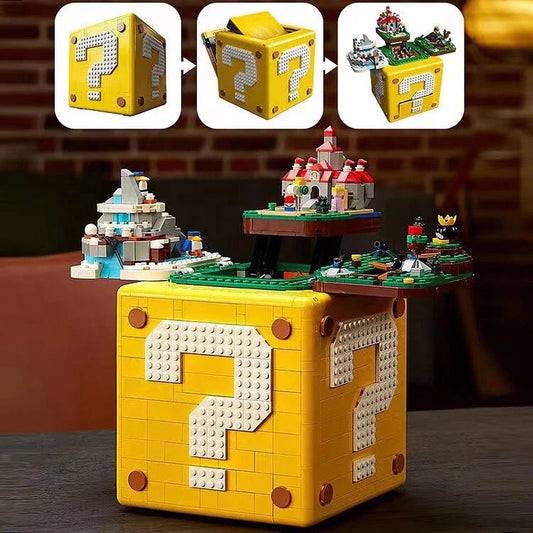 Super Mario 64 Question Mark Blocks (COMPATIBLE with LEGO 71395)