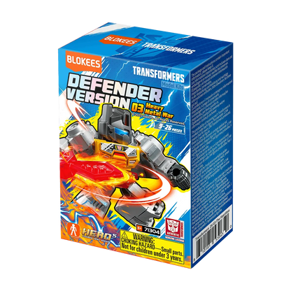 Blokees Transformers Defender Version 03 Heavy Metal War