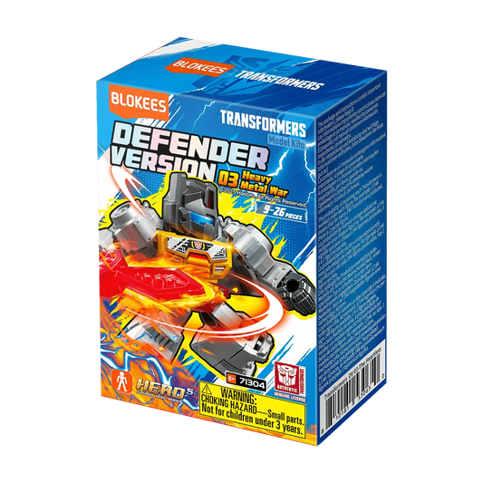 Blokees Transformers Defender Version 03 Heavy Metal War - Mojolika Brunei