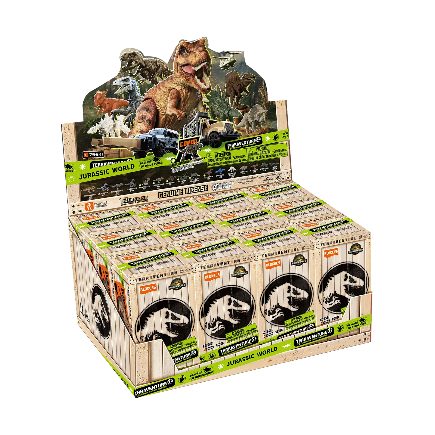 Jurassic World Terraventure TS 01 Dinosaur Capture Operation | Blokees