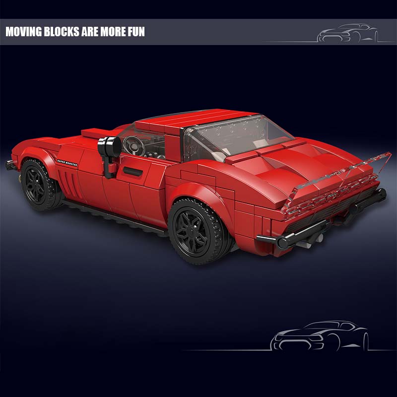 Mould King 27034 Corvette 332 PCS