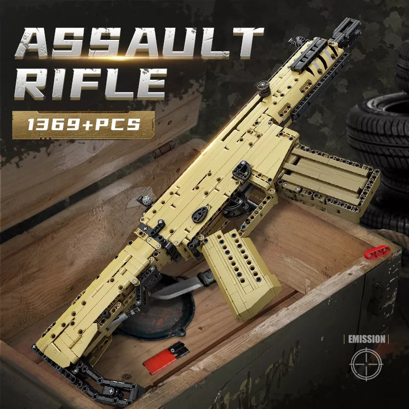Mould King 14015 Scar Rifle 1369 PCS