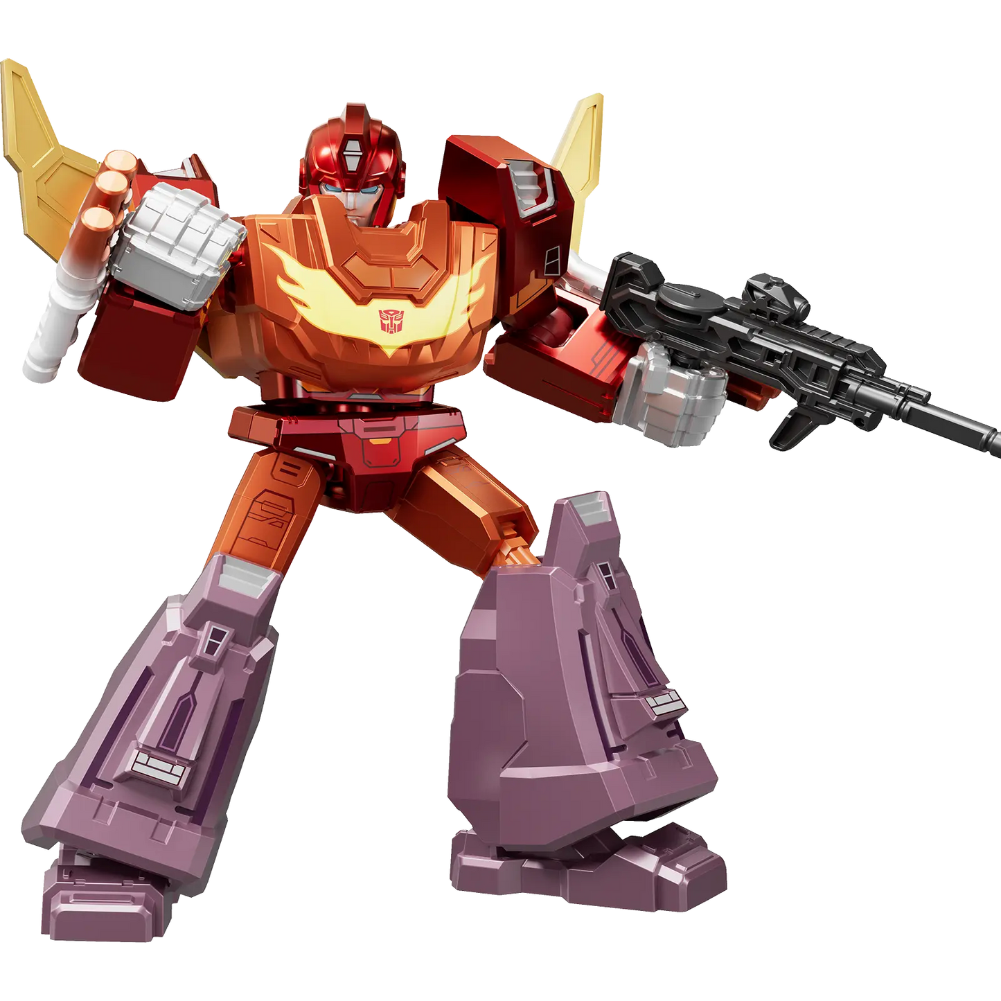 Blokees Transformers Galaxy Version 10 One Shall Stand action figure with intricate robot design and metallic finish.