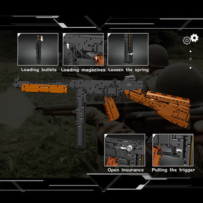 Mould King 14022 Thompson Submachinegun 1208 PCS