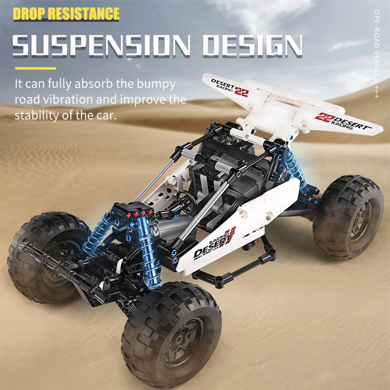 Mould King 18001 Desert Racing Buggy Remote Controlled 394 PCS