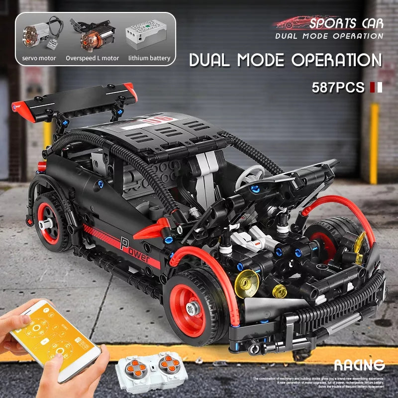 Mould King 18013 Hatchback R 587 PCS Remote