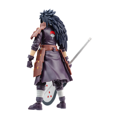 Naruto Champion Class 05 Blokees figure of Madara Uchiha from Reanimation arc, detailed anime character collectible.