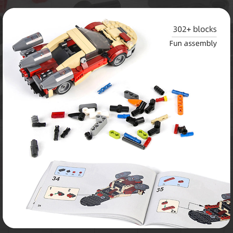 Mould King 27017 Aland Airship Landspeeder 302 PCS