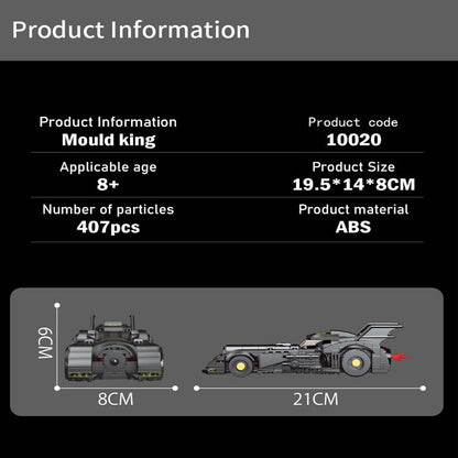 Mould King 10020 Dark Knight Edition 407 PCS