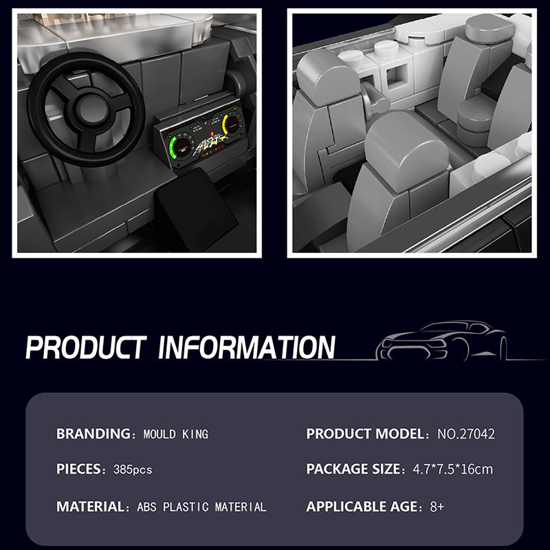 Mould King 27042 R.R. DAWN Car Model 385 PCS