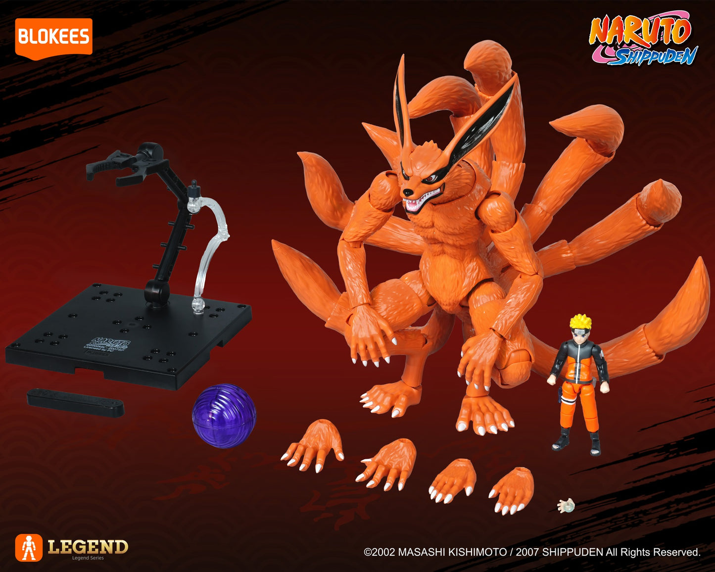 Blokees Naruto Action Edition 01 - Kurama [PRE-ORDER] [ARRIVAL TO BE ANNOUNCE] [NO DEPOSIT REQUIRED] - Mojolika Brunei