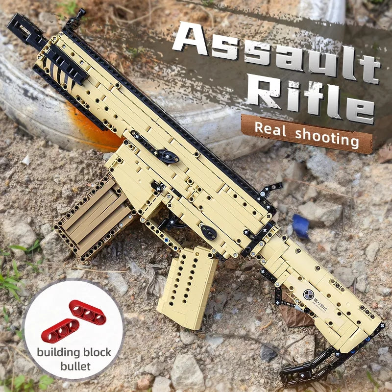 Mould King 14015 Scar Rifle 1369 PCS