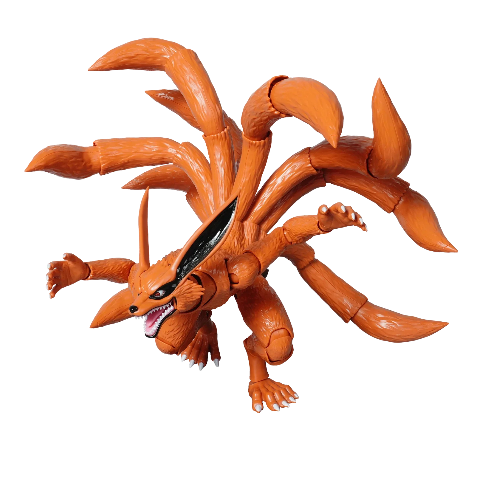 Blokees Naruto Action Edition 01 figure featuring Kurama, detailed anime-inspired character with dynamic pose and vibrant colors.