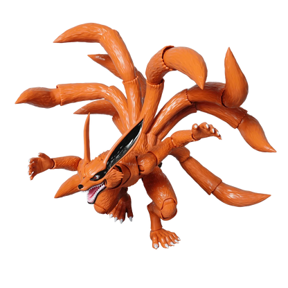 Blokees Naruto Action Edition 01 figure featuring Kurama, detailed anime-inspired character with dynamic pose and vibrant colors.