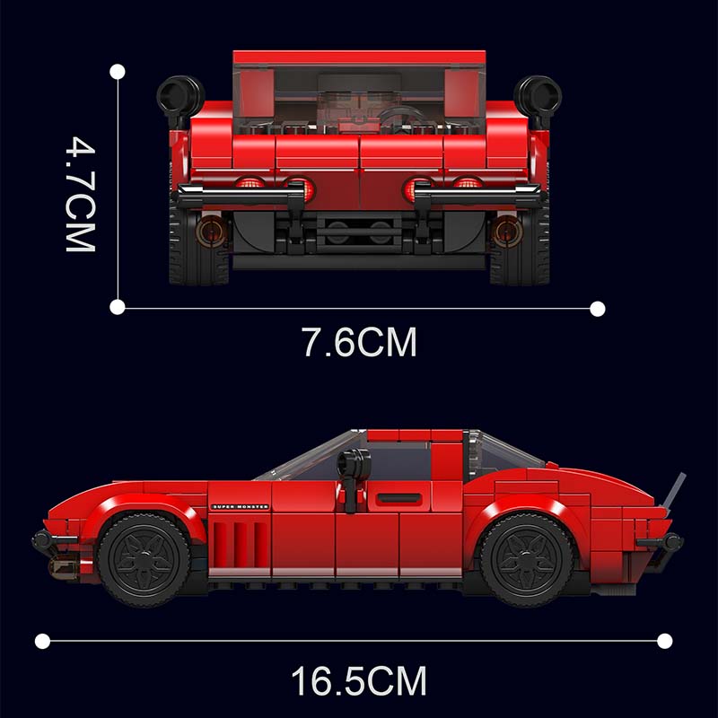 Mould King 27034 Corvette 332 PCS
