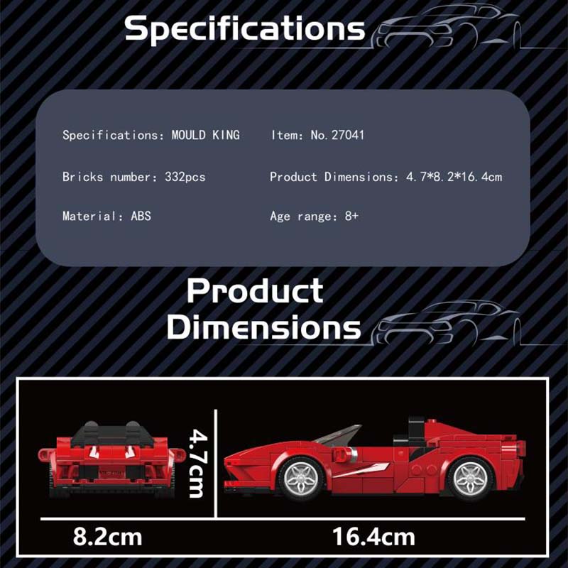 Mould King 27041 F8 332 PCS