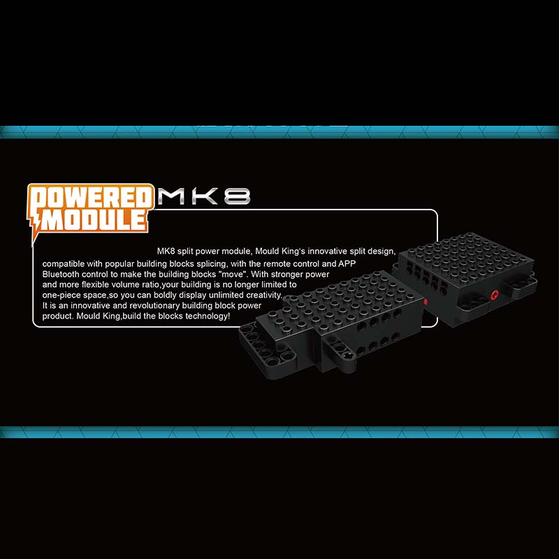 Mould King 13174 P1-GTR Sports Car Model 936 PCS