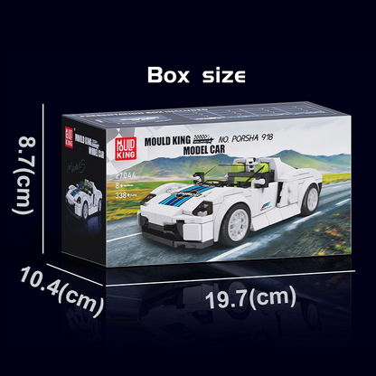 Mould King 27044 PORSHA 918 Car  338 PCS