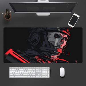 Warrior Skull Character HD Non-Slip Mouse Pad