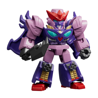 Blokees Transformers Defender Version 07 Power of the Beast action figure in robot mode with detailed design and vibrant colors.