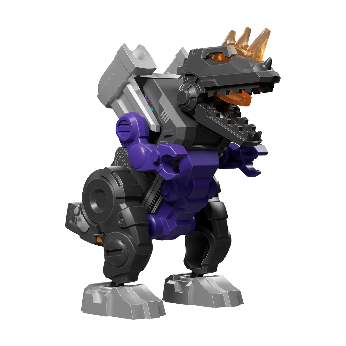 Blokees Transformers Defender Version 07 Power of the Beast action figure in robot mode with detailed design and vibrant colors.