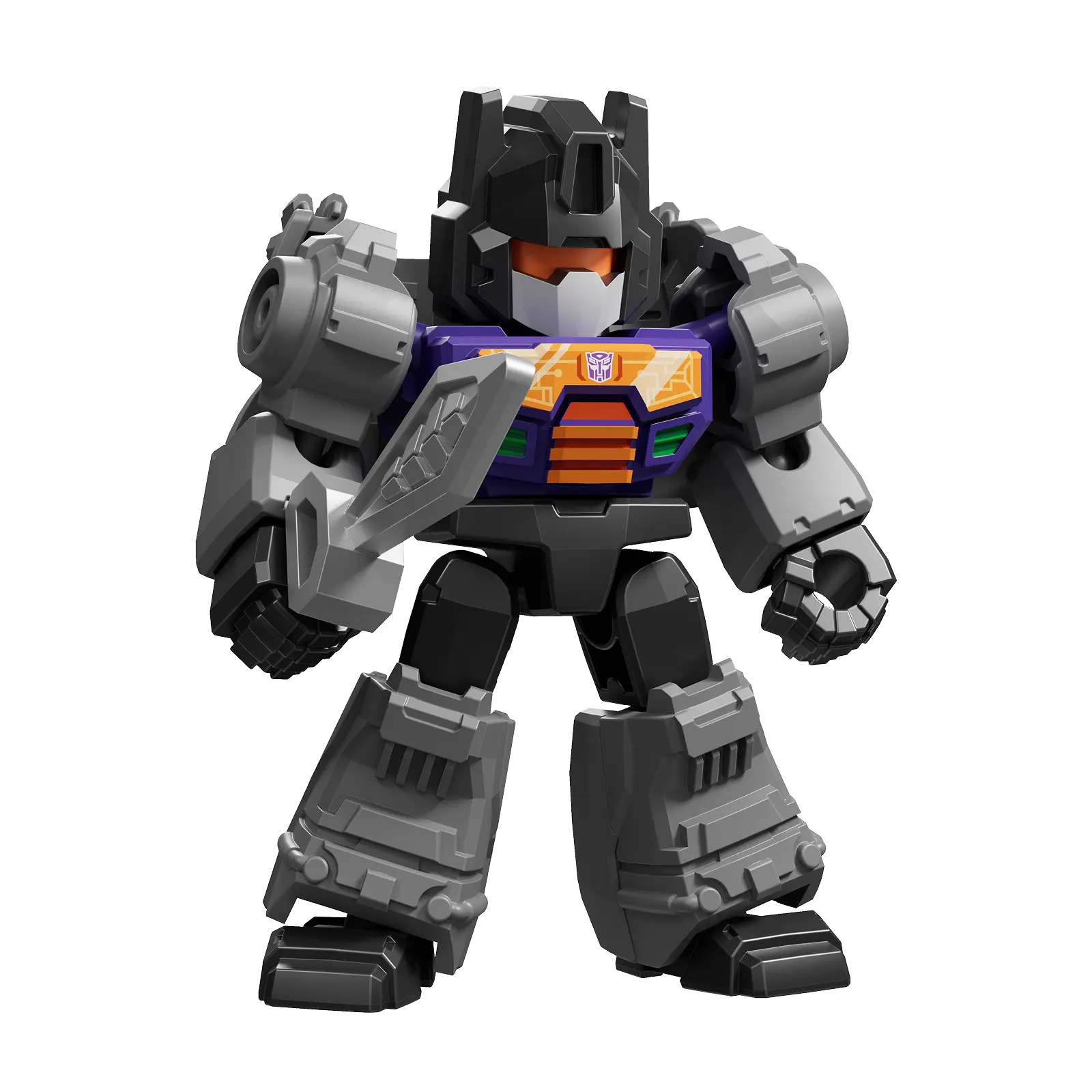 Blokees Transformers Defender Version 07 Power of the Beast action figure with detailed robot and beast mode features.