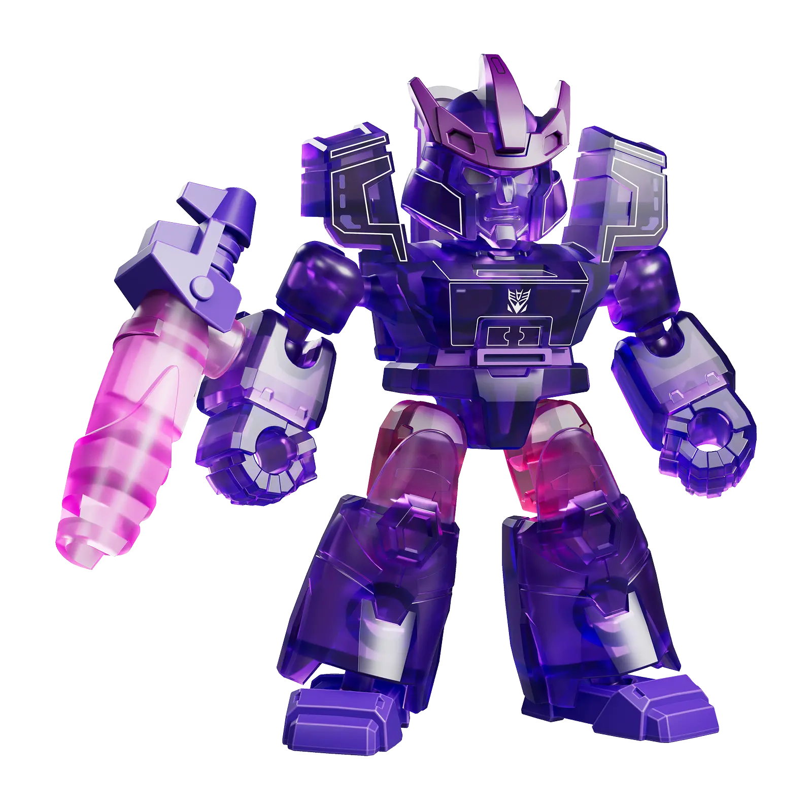 Blokees Transformers Defender Version 07 Power of the Beast action figure in robot form, featuring detailed design and vibrant colors.