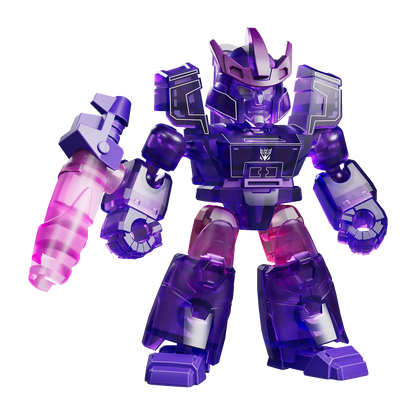 Blokees Transformers Defender Version 07 Power of the Beast action figure in robot form, featuring detailed design and vibrant colors.