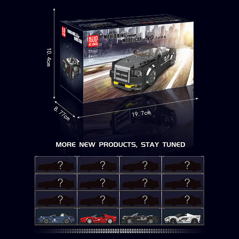 Mould King 27042 R.R. DAWN Car Model 385 PCS